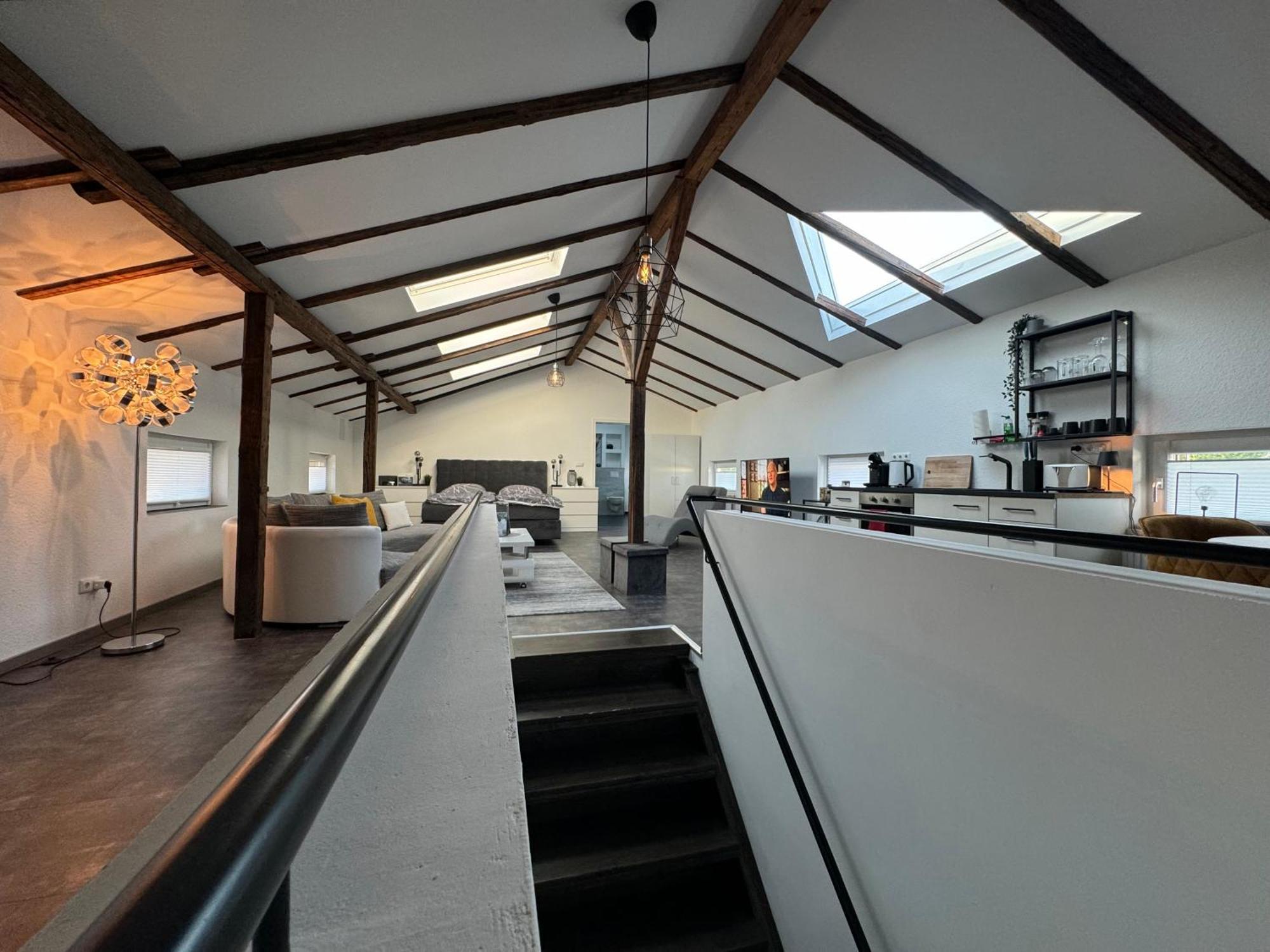 Apartamento Gleis 13 - The Loft Im Ehemaligen Lokschuppen Bückeburg Exterior foto